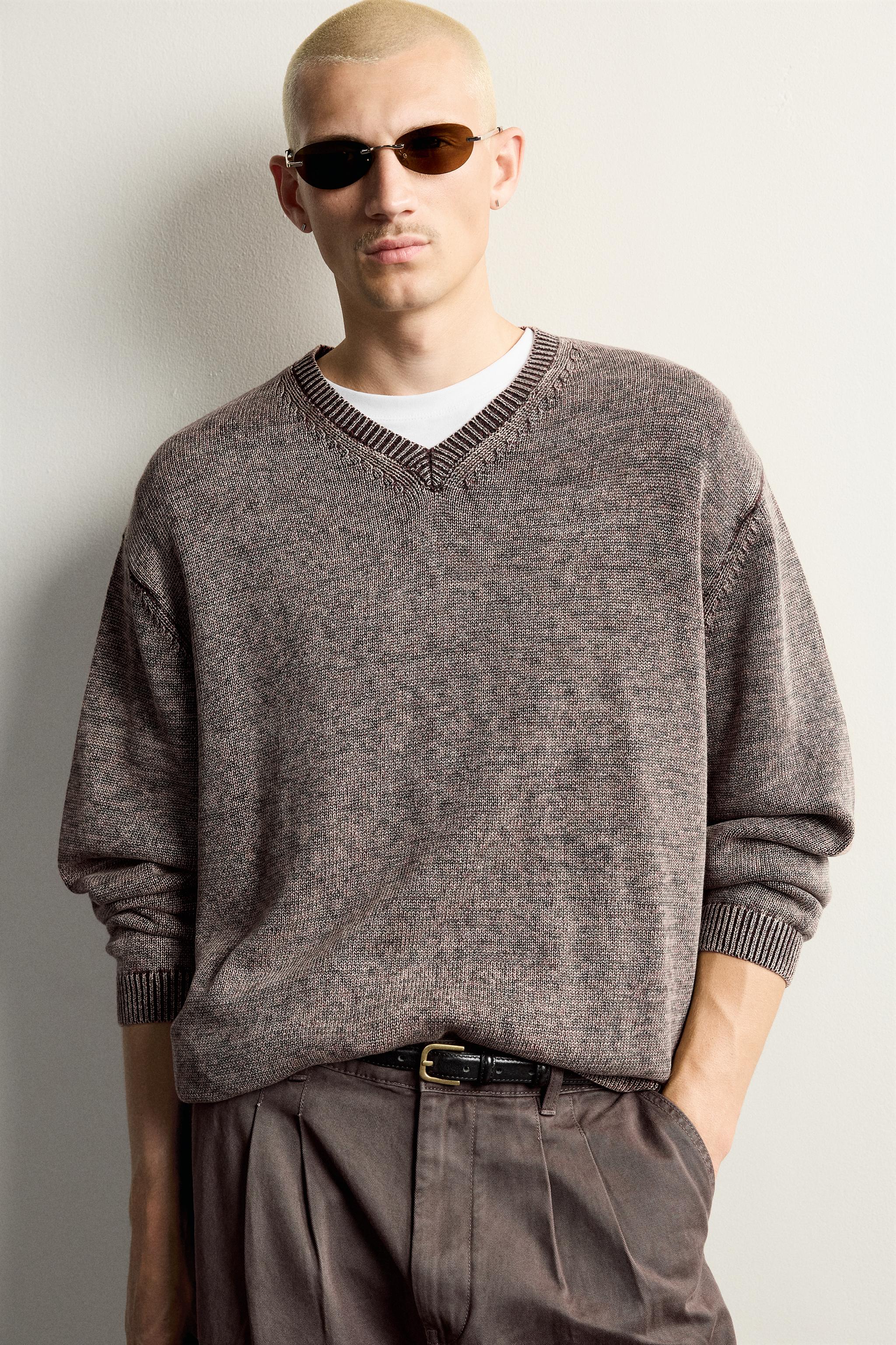 PULL À COL EN V COTON RETORS